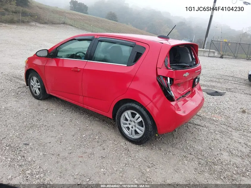 2015 CHEVROLET SONIC VIN 1G1JC6SH4F4104230 — фото 3