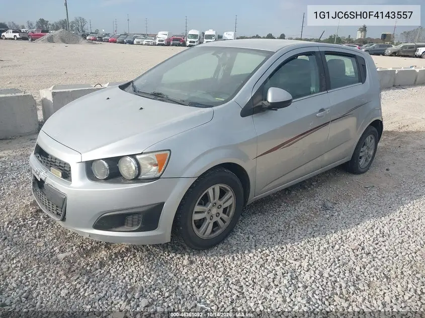 2015 CHEVROLET SONIC VIN 1G1JC6SH0F4143557 — фото 2