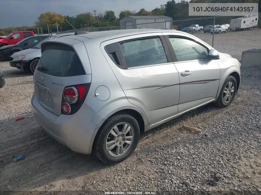 2015 CHEVROLET SONIC VIN 1G1JC6SH0F4143557 — фото 4