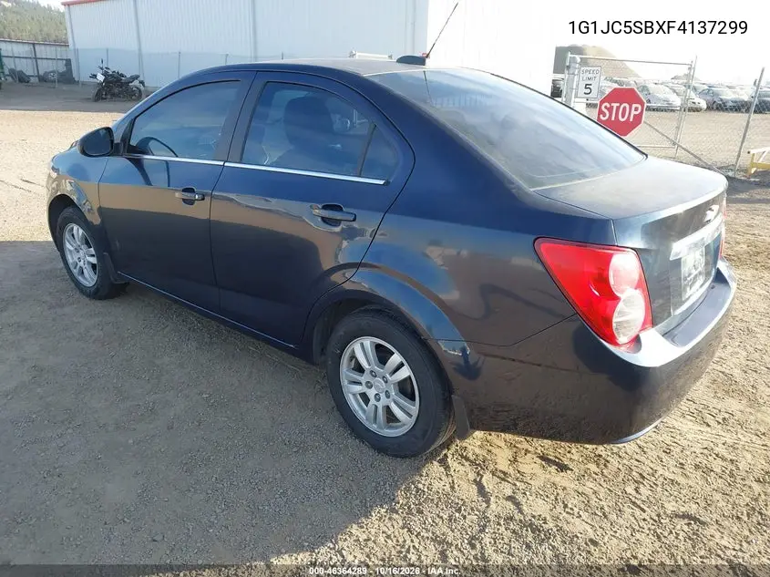 2015 CHEVROLET SONIC VIN 1G1JC5SBXF4137299 — фото 3