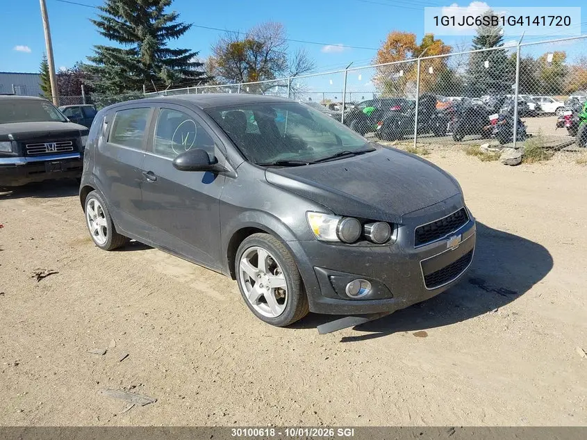 CHEVROLET SONIC 2016, VIN 1G1JC6SB1G4141720