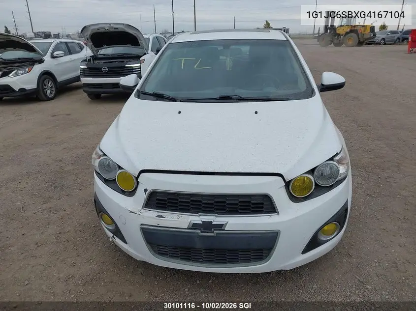2016 CHEVROLET SONIC VIN 1G1JC6SBXG4167104 — фото 13