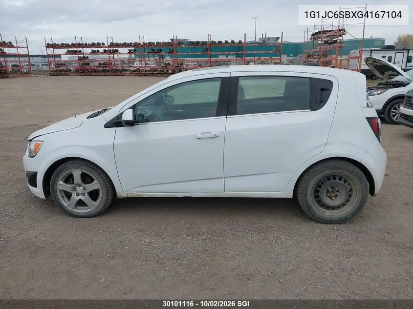 2016 CHEVROLET SONIC VIN 1G1JC6SBXG4167104 — фото 15