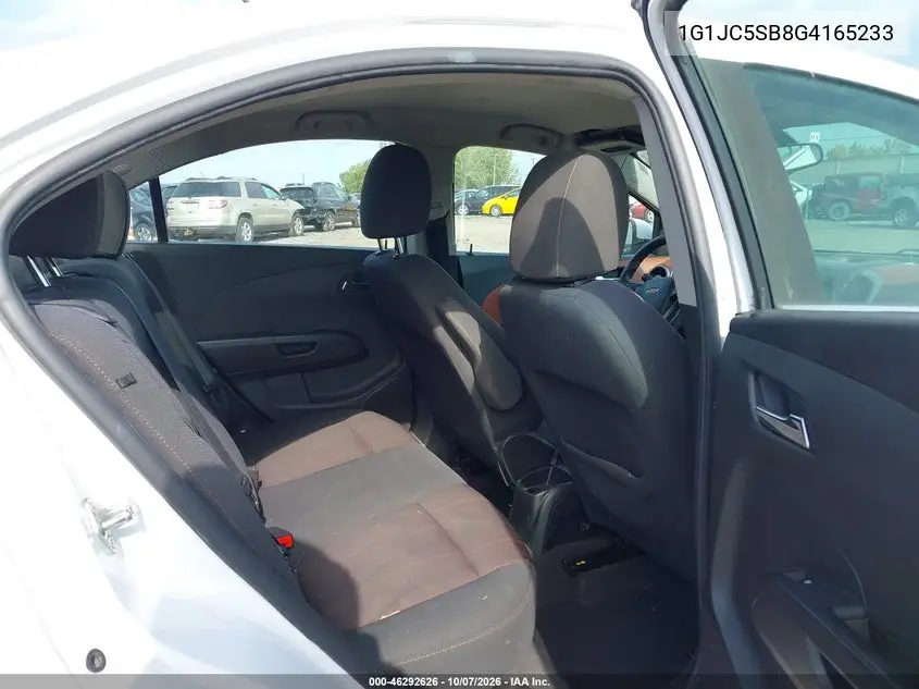 2016 CHEVROLET SONIC VIN 1G1JC5SB8G4165233 — фото 8