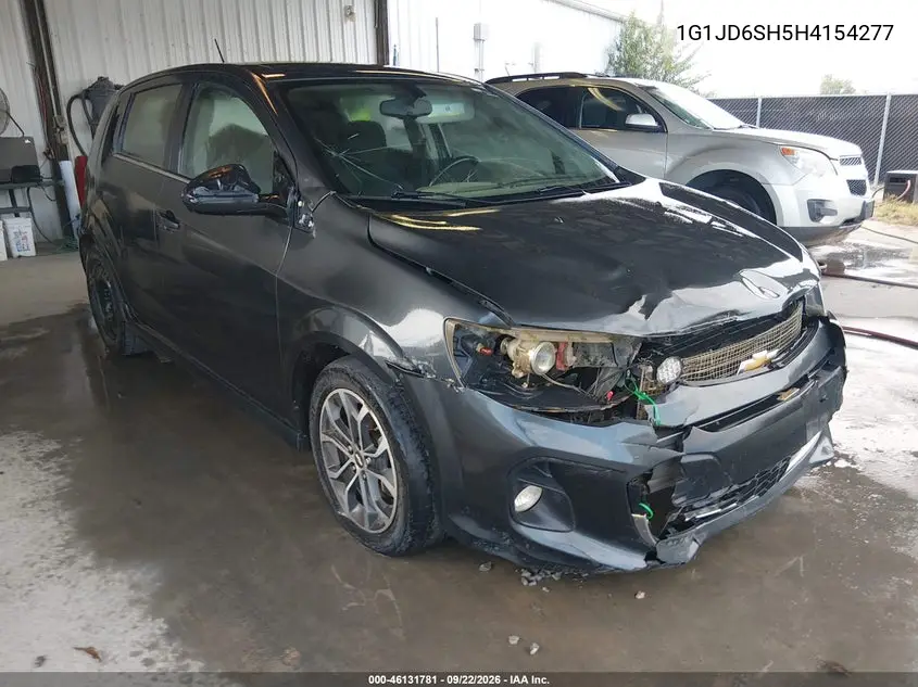 CHEVROLET SONIC 2017, VIN 1G1JD6SH5H4154277