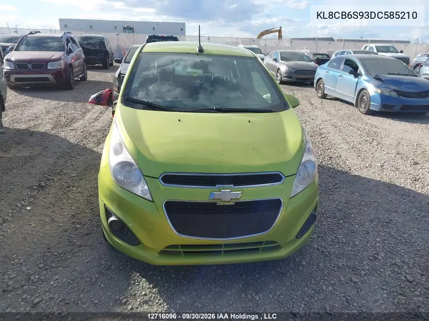 2013 CHEVROLET SPARK VIN KL8CB6S93DC585210 — фото 12