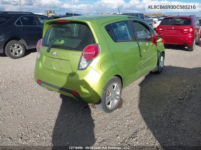 2013 CHEVROLET SPARK VIN KL8CB6S93DC585210 — фото 4