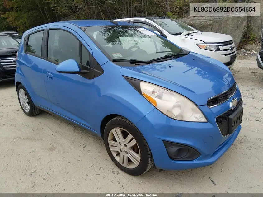 CHEVROLET SPARK 2013, VIN KL8CD6S92DC554654