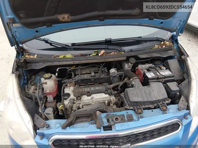 2013 CHEVROLET SPARK VIN KL8CD6S92DC554654 — фото 10