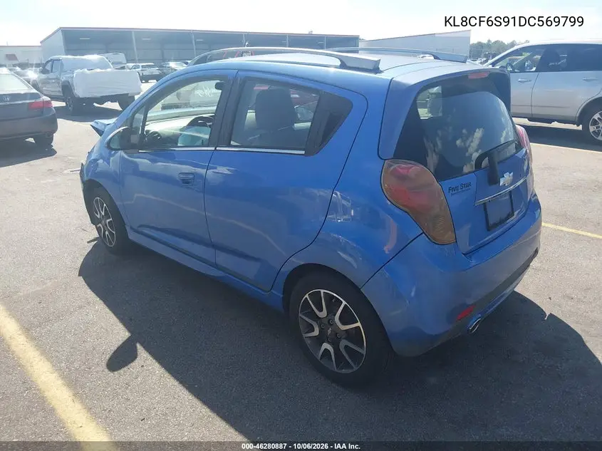 2013 CHEVROLET SPARK VIN KL8CF6S91DC569799 — фото 3