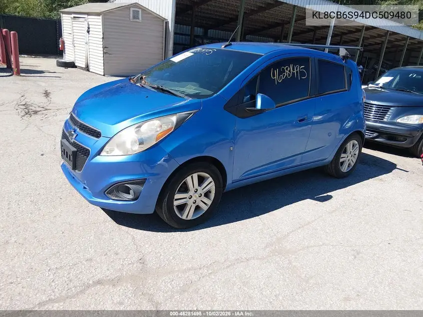 2013 CHEVROLET SPARK VIN KL8CB6S94DC509480 — фото 2