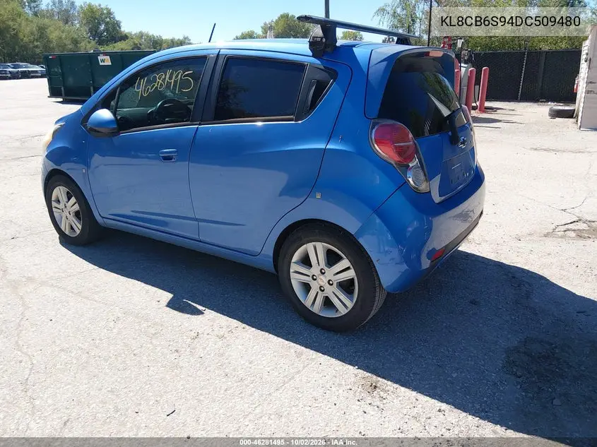 2013 CHEVROLET SPARK VIN KL8CB6S94DC509480 — фото 3