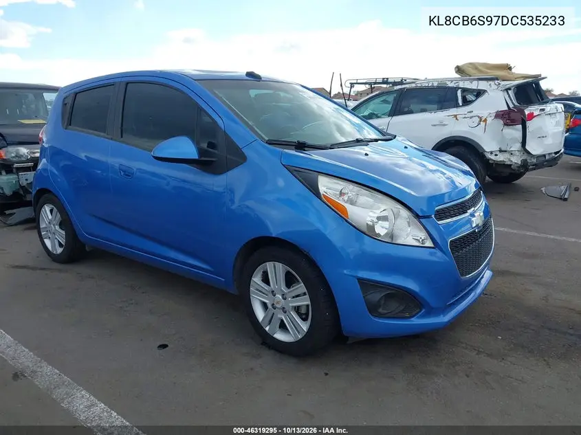 CHEVROLET SPARK 2013, VIN KL8CB6S97DC535233