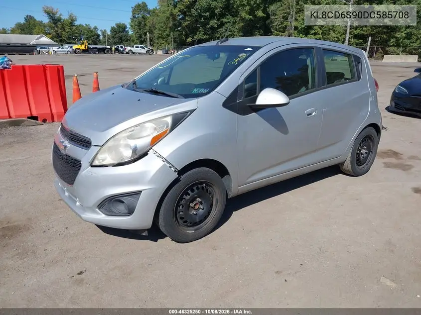 2013 CHEVROLET SPARK VIN KL8CD6S90DC585708 — фото 2