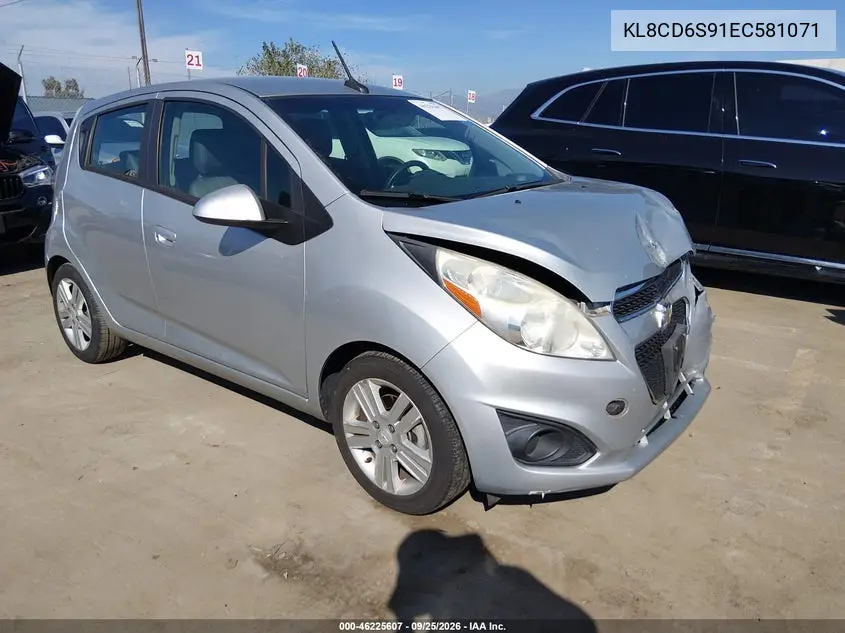 CHEVROLET SPARK 2014, VIN KL8CD6S91EC581071