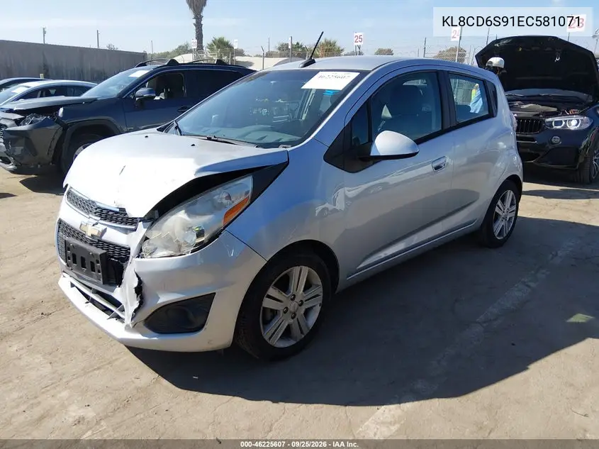 2014 CHEVROLET SPARK VIN KL8CD6S91EC581071 — фото 2
