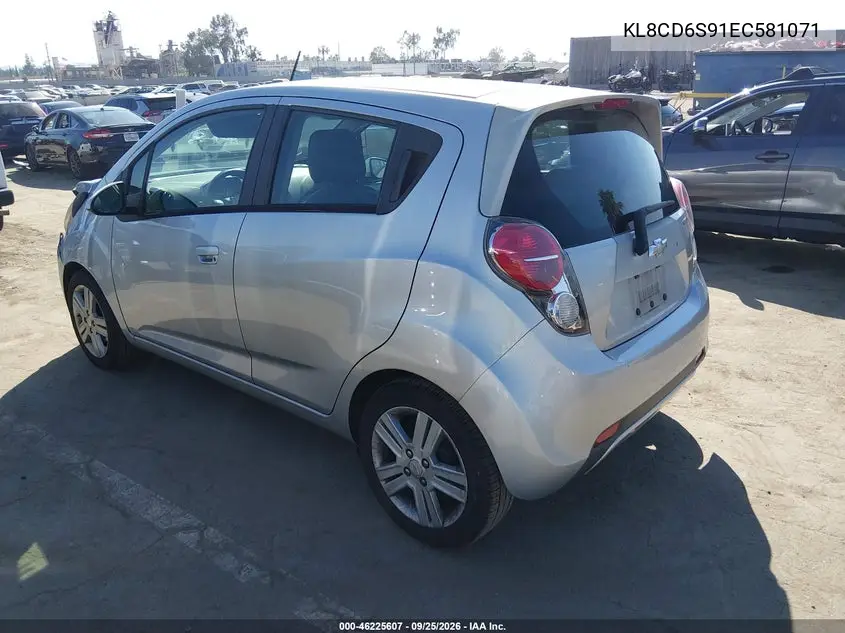 2014 CHEVROLET SPARK VIN KL8CD6S91EC581071 — фото 3