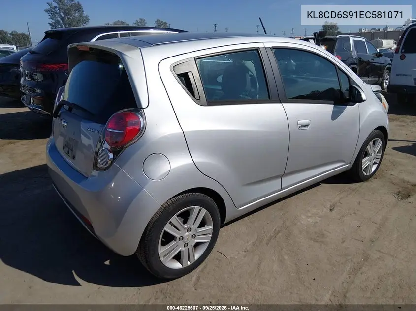 2014 CHEVROLET SPARK VIN KL8CD6S91EC581071 — фото 4