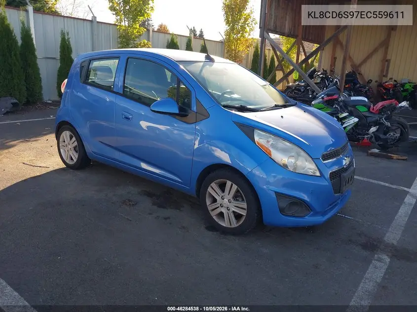 CHEVROLET SPARK 2014, VIN KL8CD6S97EC559611