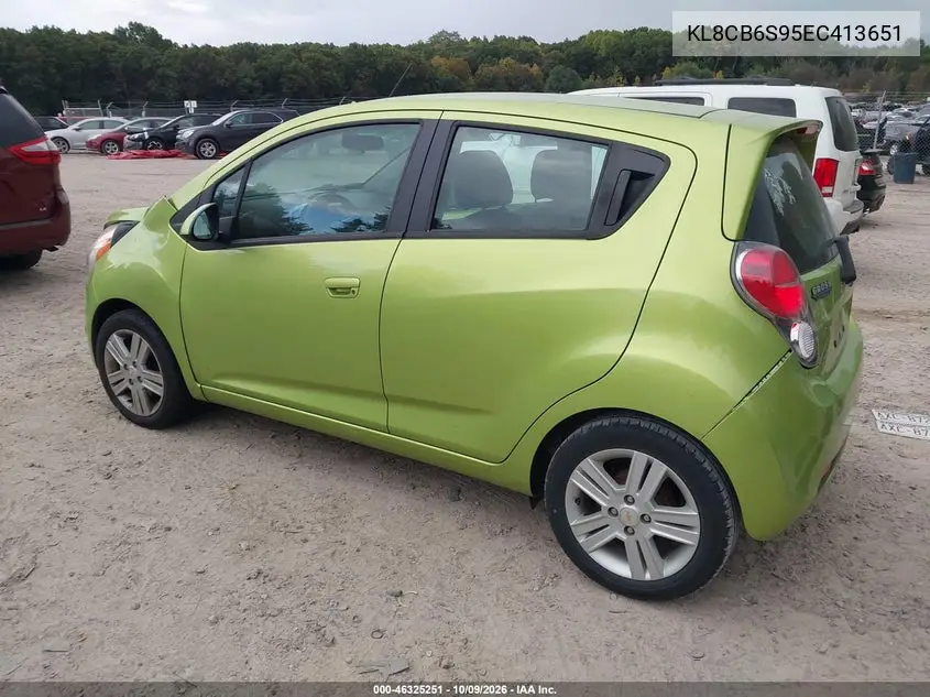 2014 CHEVROLET SPARK VIN KL8CB6S95EC413651 — фото 3