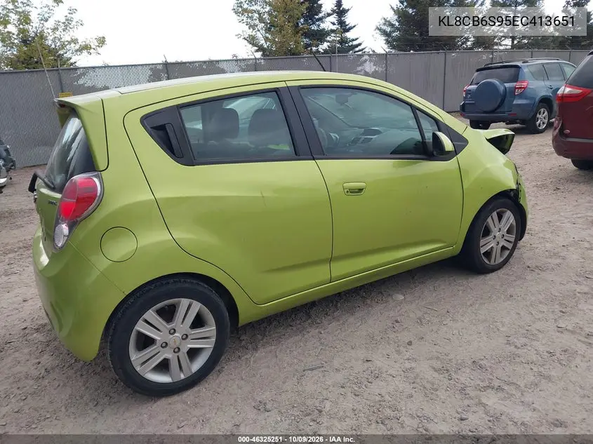 2014 CHEVROLET SPARK VIN KL8CB6S95EC413651 — фото 4