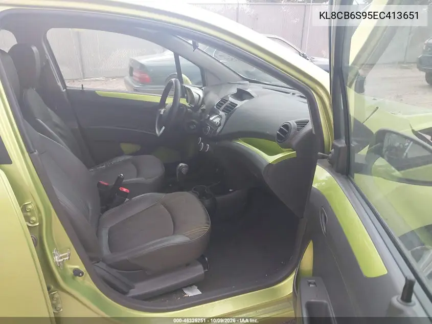 2014 CHEVROLET SPARK VIN KL8CB6S95EC413651 — фото 5