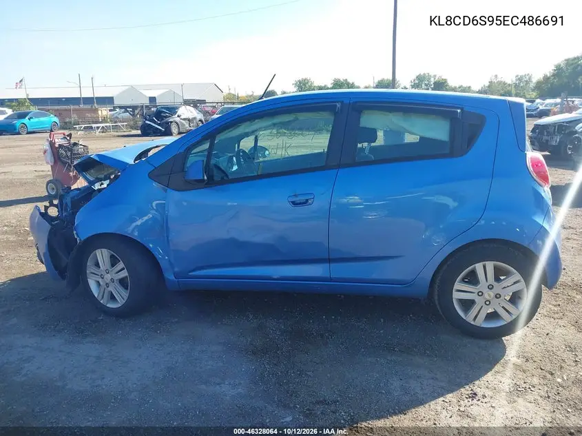 2014 CHEVROLET SPARK VIN KL8CD6S95EC486691 — фото 14