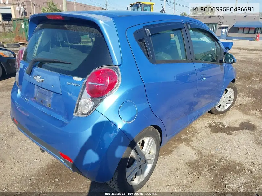 2014 CHEVROLET SPARK VIN KL8CD6S95EC486691 — фото 4