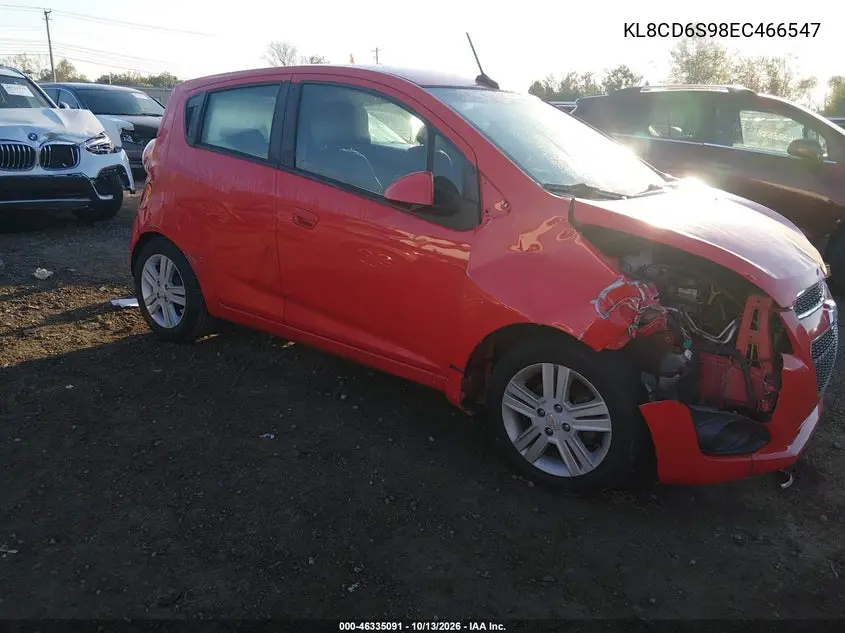 CHEVROLET SPARK 2014, VIN KL8CD6S98EC466547