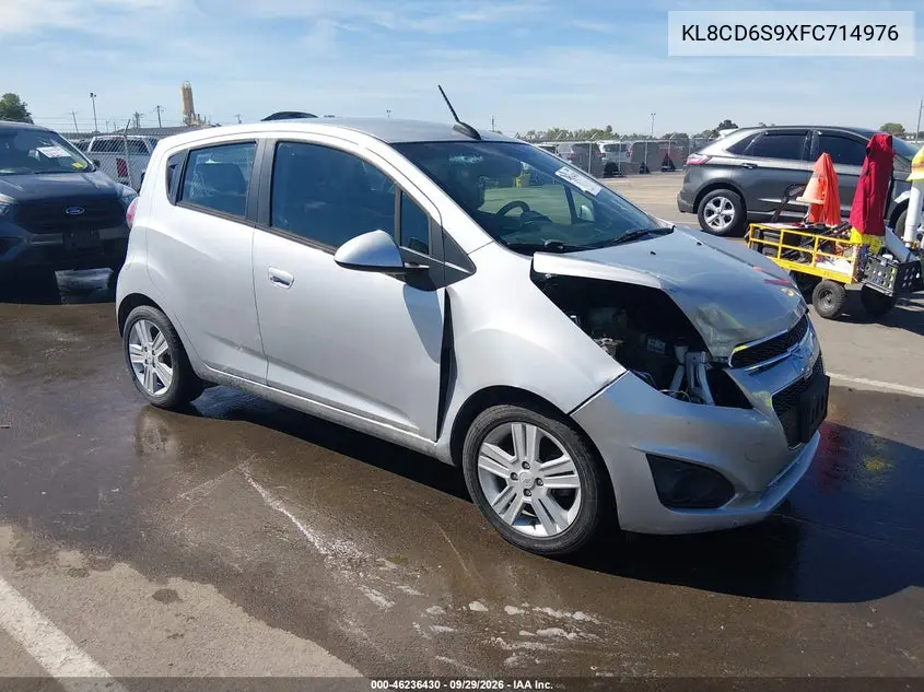 CHEVROLET SPARK 2015, VIN KL8CD6S9XFC714976