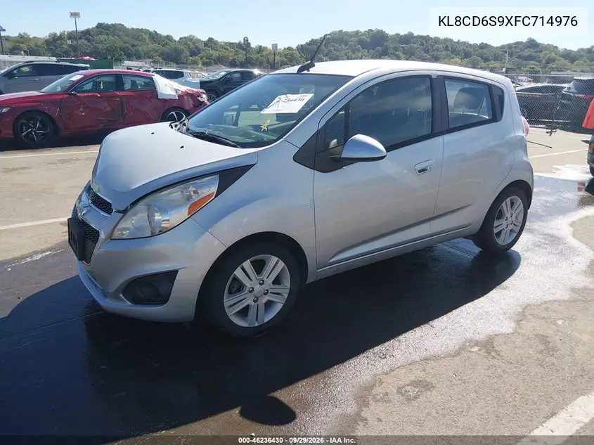 2015 CHEVROLET SPARK VIN KL8CD6S9XFC714976 — фото 2