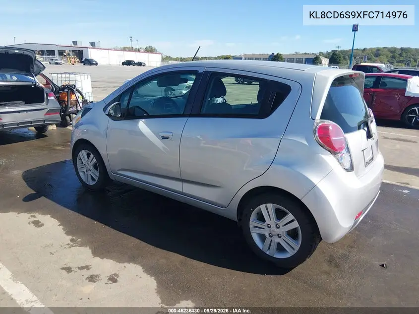 2015 CHEVROLET SPARK VIN KL8CD6S9XFC714976 — фото 3