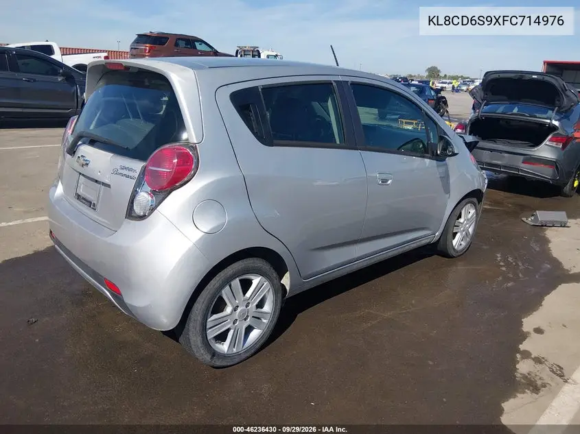 2015 CHEVROLET SPARK VIN KL8CD6S9XFC714976 — фото 4