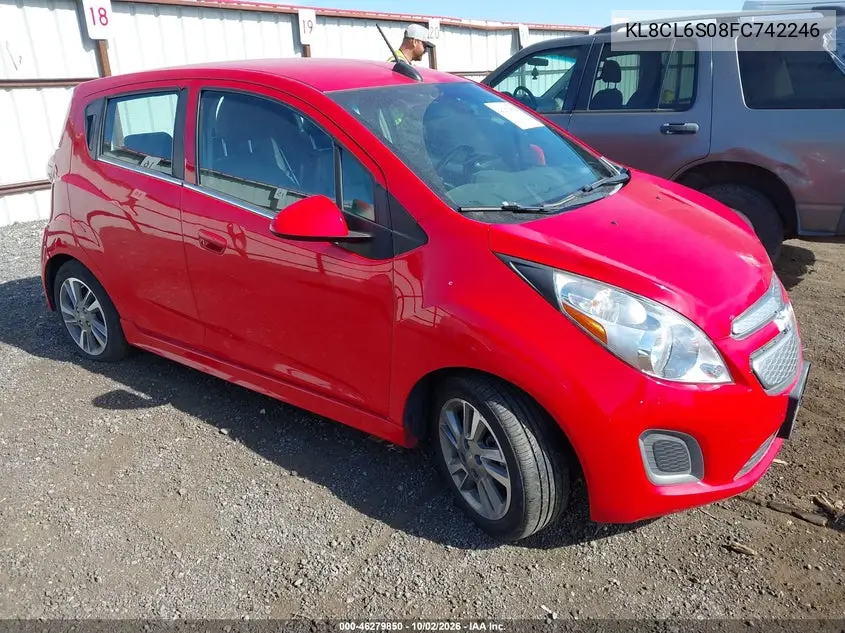 CHEVROLET SPARK 2015, VIN KL8CL6S08FC742246