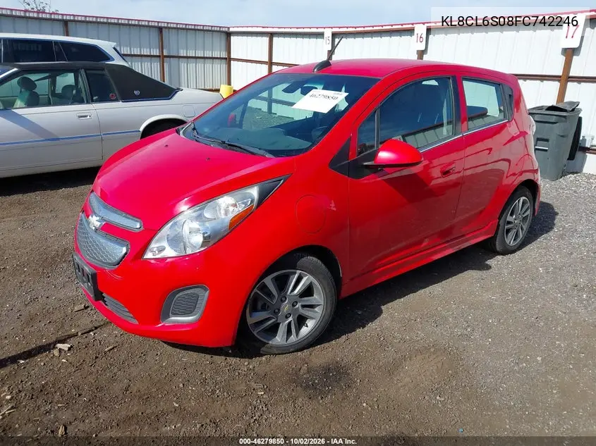 2015 CHEVROLET SPARK VIN KL8CL6S08FC742246 — фото 2