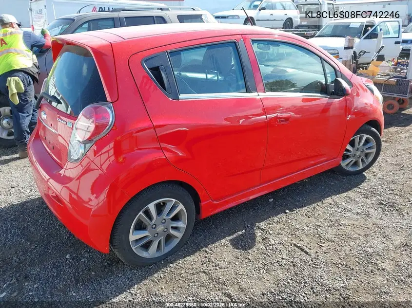 2015 CHEVROLET SPARK VIN KL8CL6S08FC742246 — фото 4