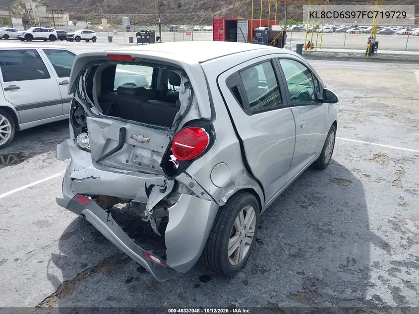 2015 CHEVROLET SPARK VIN KL8CD6S97FC719729 — фото 4