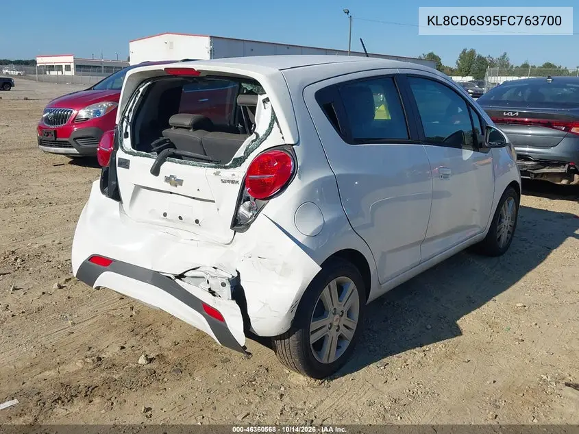 2015 CHEVROLET SPARK VIN KL8CD6S95FC763700 — фото 4