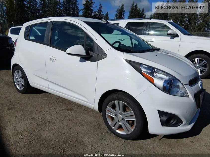CHEVROLET SPARK 2015, VIN KL8CB6S91FC707842
