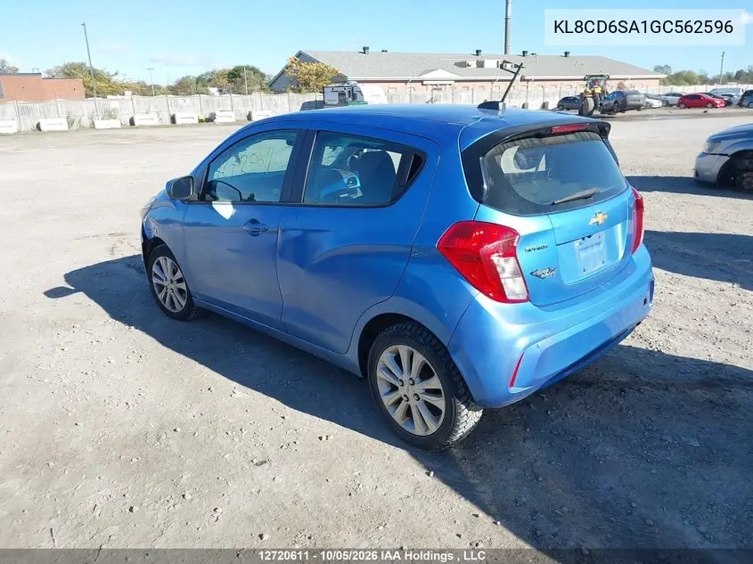 2016 CHEVROLET SPARK VIN KL8CD6SA1GC562596 — фото 3