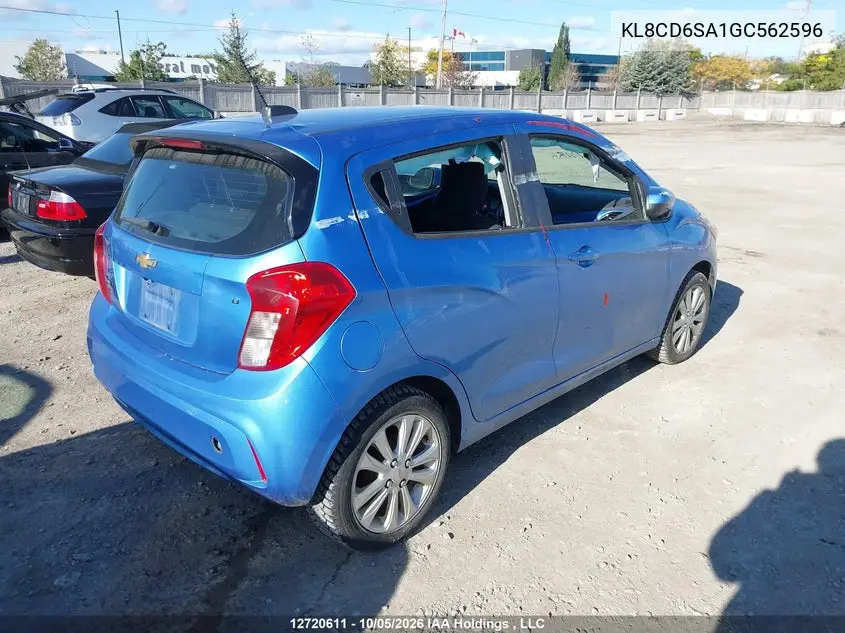 2016 CHEVROLET SPARK VIN KL8CD6SA1GC562596 — фото 4
