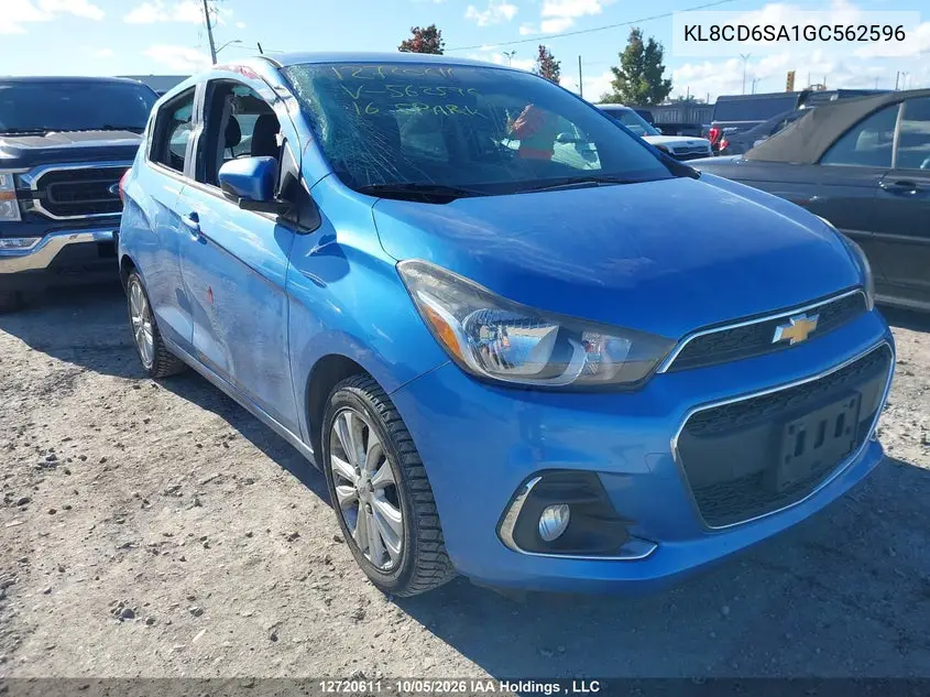 2016 CHEVROLET SPARK VIN KL8CD6SA1GC562596 — фото 6