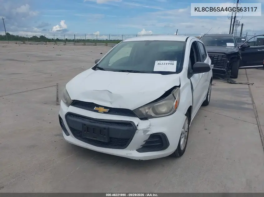 2016 CHEVROLET SPARK VIN KL8CB6SA4GC563117 — фото 2