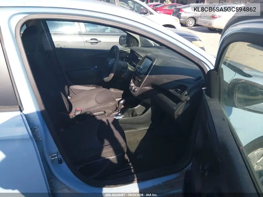 2016 CHEVROLET SPARK VIN KL8CB6SA5GC594862 — фото 5