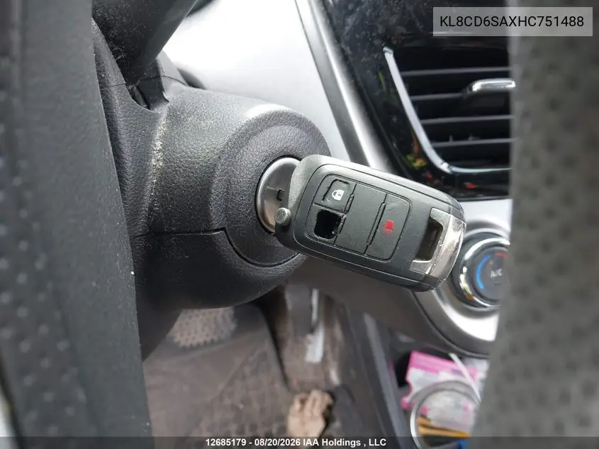 2017 CHEVROLET SPARK VIN KL8CD6SAXHC751488 — фото 11