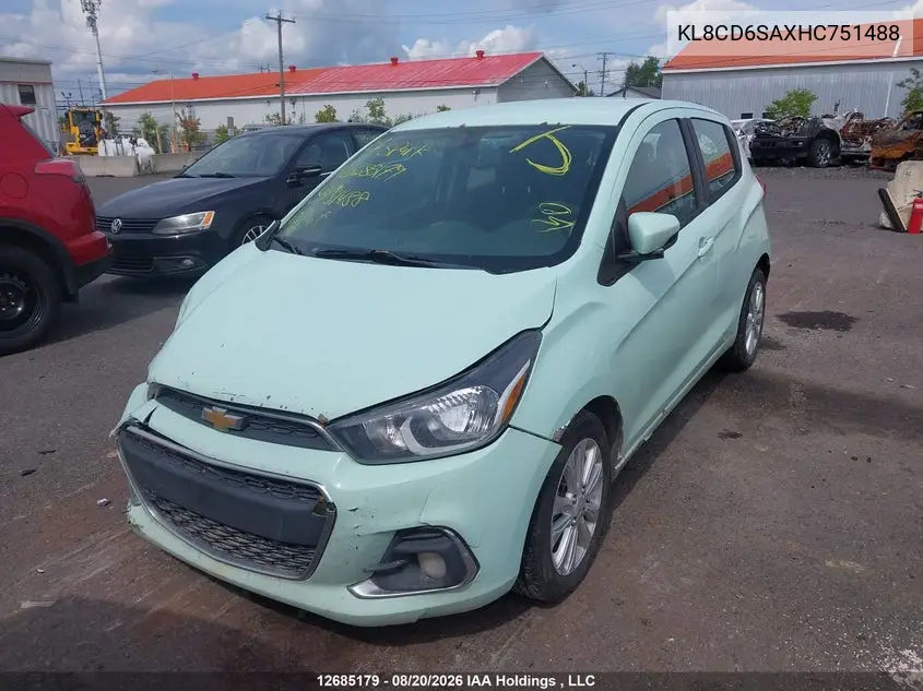 2017 CHEVROLET SPARK VIN KL8CD6SAXHC751488 — фото 12