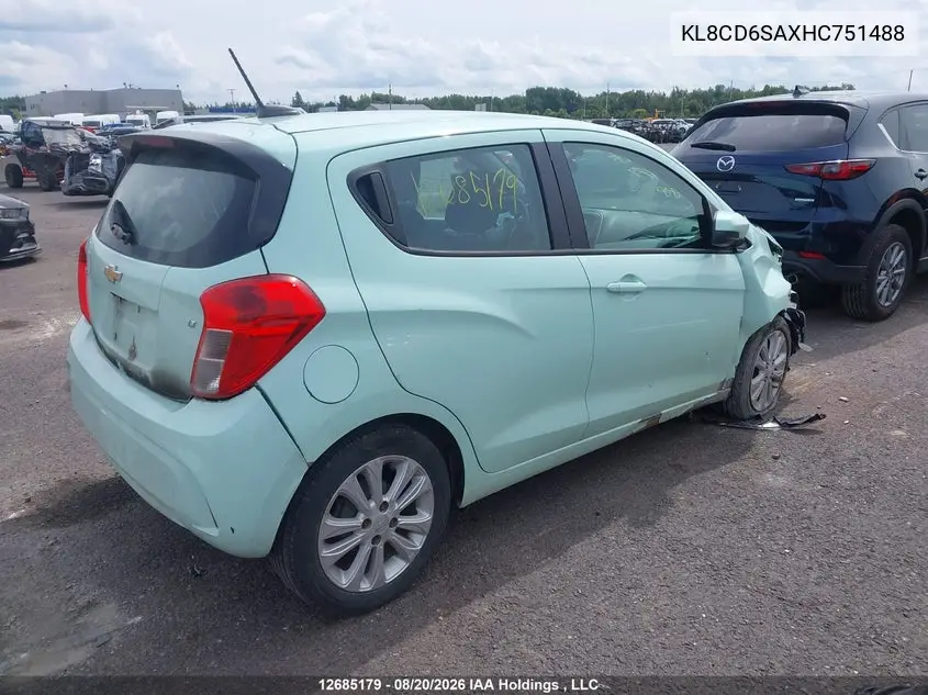 2017 CHEVROLET SPARK VIN KL8CD6SAXHC751488 — фото 4