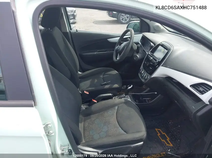 2017 CHEVROLET SPARK VIN KL8CD6SAXHC751488 — фото 5
