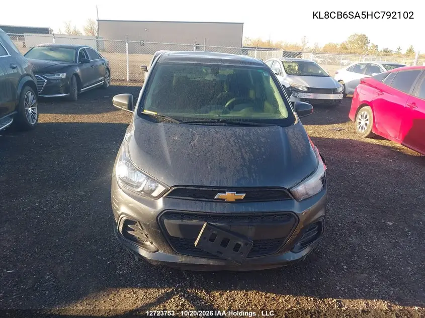 2017 CHEVROLET SPARK VIN KL8CB6SA5HC792102 — фото 12