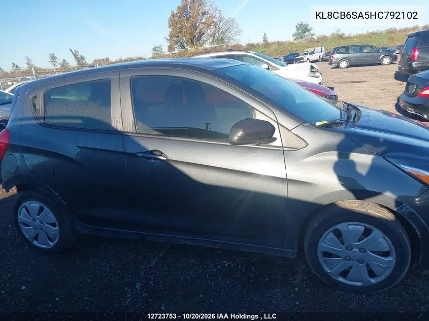 2017 CHEVROLET SPARK VIN KL8CB6SA5HC792102 — фото 13